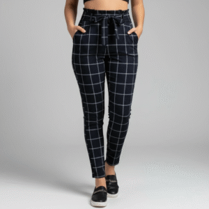 Calça Clochard de Bengaline com Laço